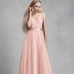 Beautiful blush chiffon gown